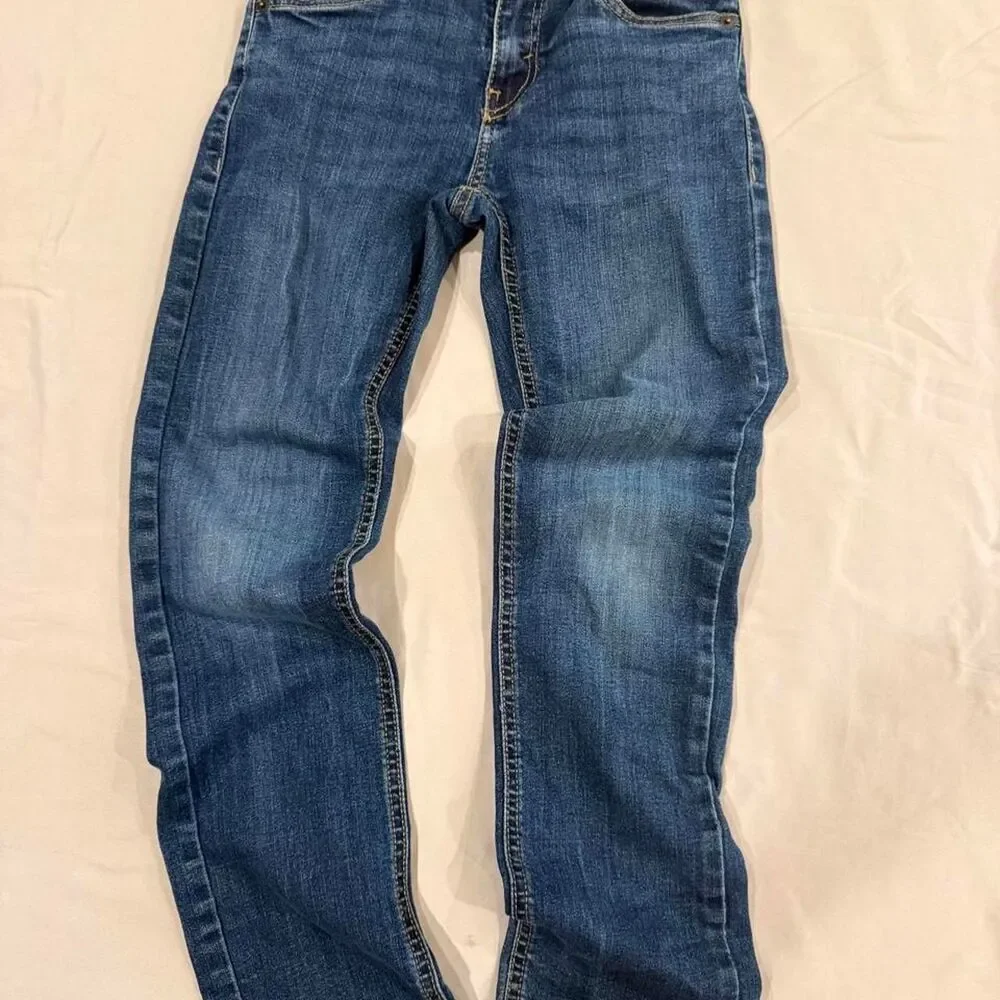 Levi-s Men's Blue and Navy Jeans